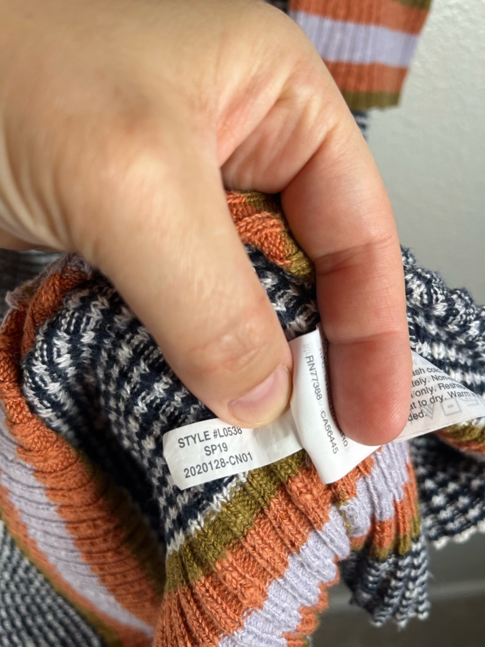 Madewell Striped Three-Quarter-Sleeve Sweater MIDI Dress Women’s XS - Picture 8 of 11